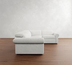 Ultra Lounge Roll Arm Reclining 4-Piece Sectional (116&quot;)