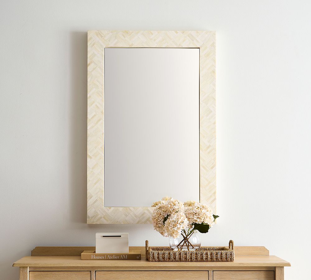 Larsen Bone Rectangular Wall Mirror