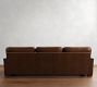 Turner Square Arm Leather Sofa (65&quot;&ndash;104&quot;)