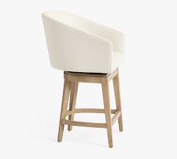 Baldwin Upholstered Swivel Stool