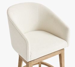 Baldwin Upholstered Swivel Stool