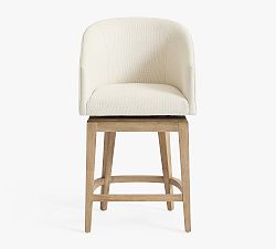 Baldwin Upholstered Swivel Stool