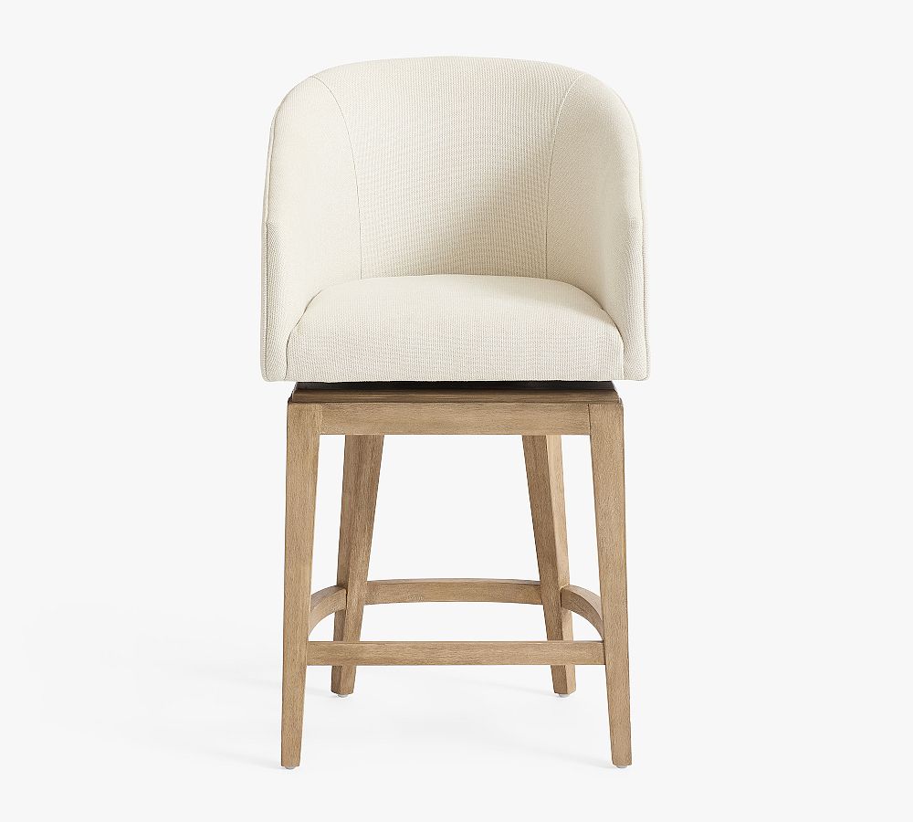 Baldwin Upholstered Swivel Stool