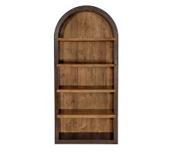 Dover Arched Bookcase 38" - Stylish Storage Solution