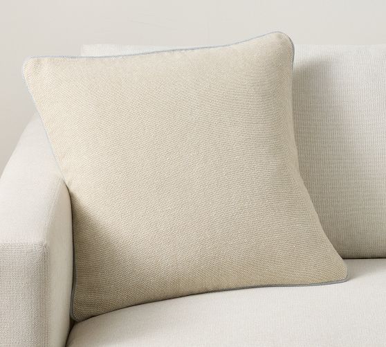 Everyday Linen Reversible Piped Pillow