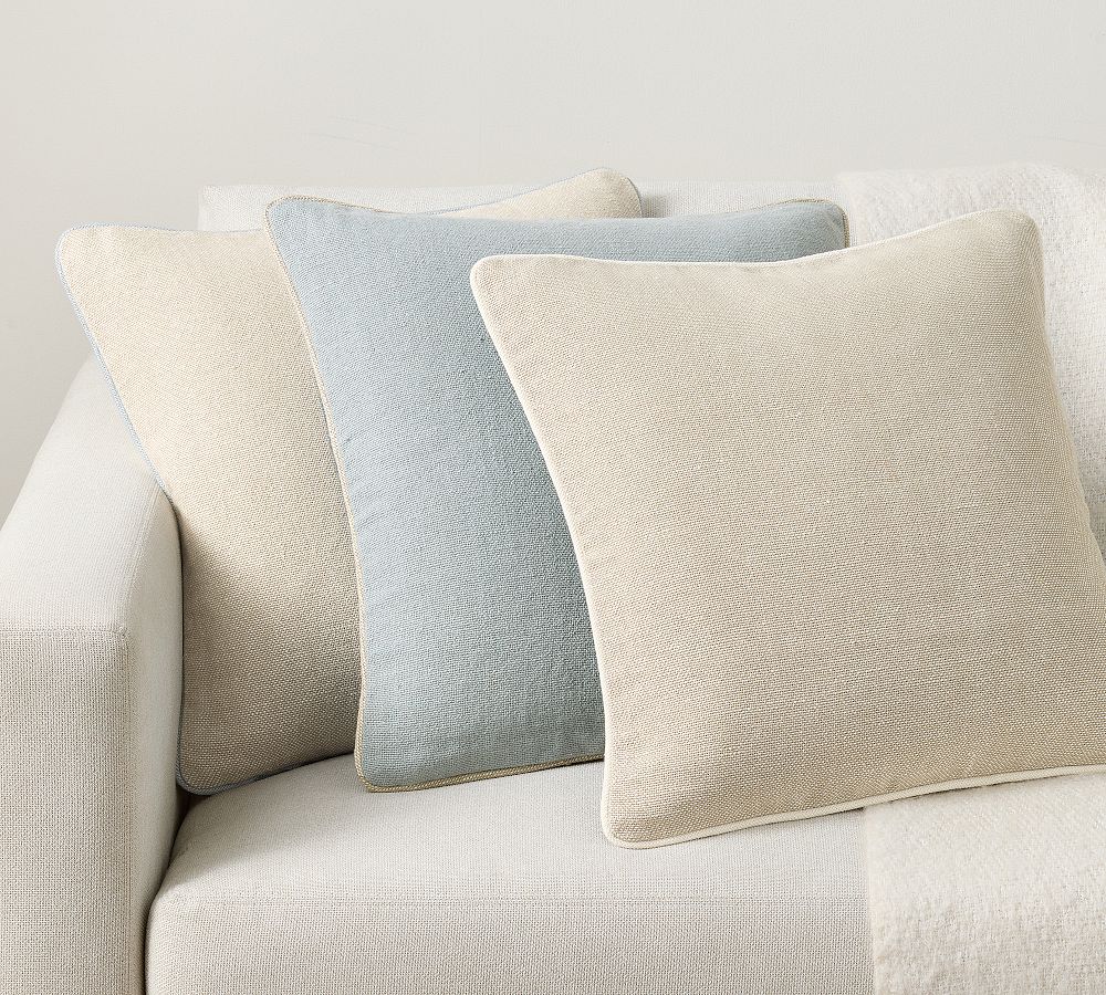 Everyday Linen Reversible Piped Pillow
