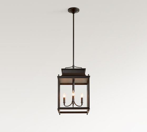 Belvedere Metal Outdoor Lantern Pendant (23")