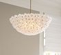 Nicolette Glass Floral Round Chandelier (26&quot;)