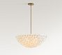 Nicolette Glass Floral Round Chandelier (26&quot;)