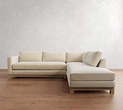 Jake Seadrift Wood Base Return Bumper Sectional (106&quot;-110&quot;)
