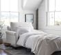 PB Comfort Roll Arm Single Sleeper Sofa with Memory Foam Mattress (64&quot;)