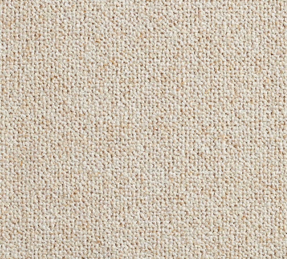 Open Box: Layton Upholstered Side Dining Chair, Individual, Seadrift Legs, Performance Boucle - Oatmeal