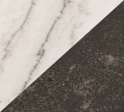 Barry Weathered Oak and Marble Poker Table