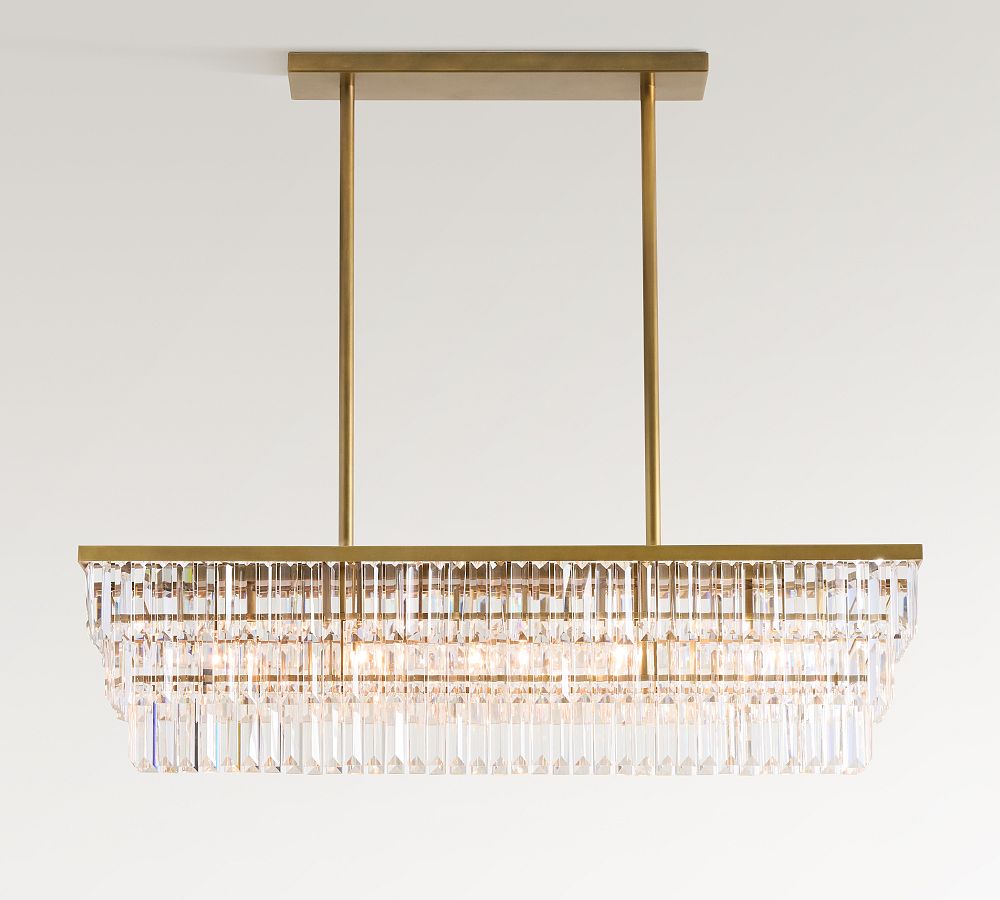 Gemma Crystal Linear Chandelier (41&quot;)