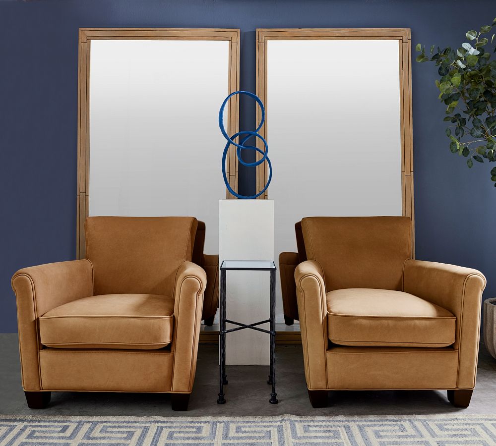 Handcrafted Wooden Rectangular Wall Mirror - Unique Design