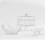 Antique Cut Glass Cake Dome &amp; Stand