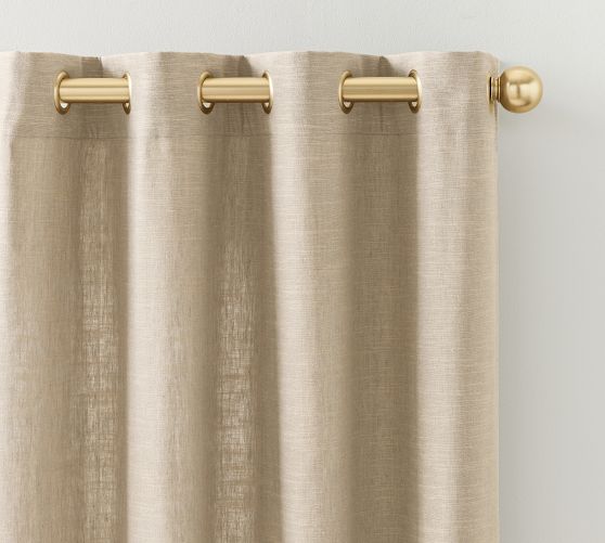 Emery Linen Grommet Light Filtering Curtain