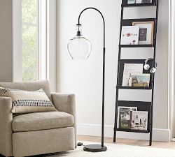 Flynn Recycled Glass Floor Lamp (65&quot;)