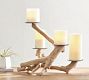 Handmade Driftwood Pillar Holder