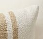 Modern Farmhouse Striped Outdoor Lumbar Pillow