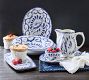 Puebla Porcelain Wide Rim Serving Bowl