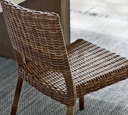 Torrey Wicker Stackable Outdoor Dining Chair