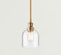 Textured Glass Pole Pendant (6&quot;-10&quot;)