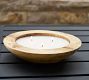 Wooden Bowl Scented Candle - Fig &amp; Sandalwood