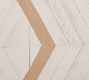 Aleksandra Zee Inlaid Wood - White &amp; Camel