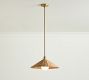Flared Woven Pole Pendant (18&quot;)