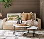 Indio Eucalyptus Modern Platform Outdoor Sofa (77&quot;)