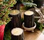 Premium Flickering Flameless Candle - Brown Bark