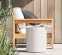 Terrazzo Concrete Round Outdoor Side Table (15&quot;)