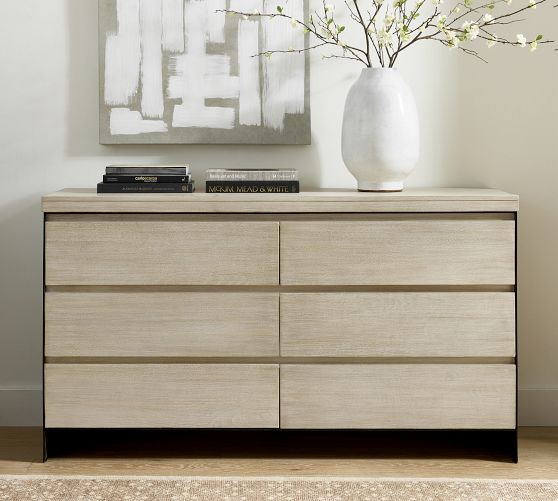 Cayman Metal 6-Drawer Dresser (60")