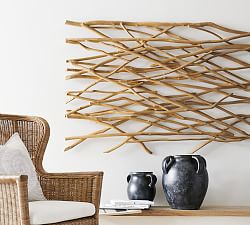 Open Box: Large Driftwood Panel Wall Art