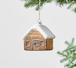 Mercury Cabin With Snow Ornament