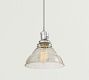 Vintage Glass Pole Pendant (8&quot;-11&quot;)