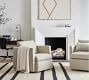 Aleksandra Zee Inlaid Wood - White &amp; Camel