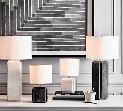 Amara Marble Table Lamp (10&quot;-24&quot;)
