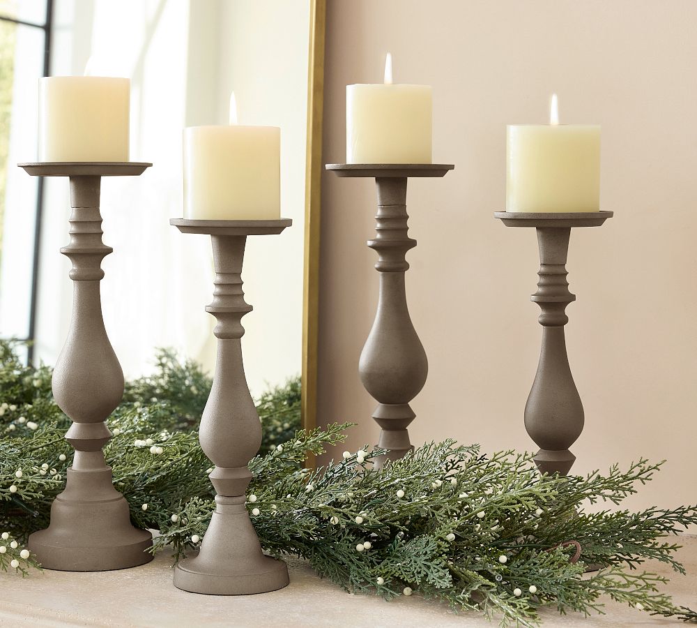 Eloise Zinc Candleholder