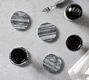 Grey Marble Coasters - Set of 4