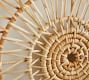 Open Weave Handwoven Wicker Basket Wall Art - 40&quot;
