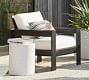 Terrazzo Concrete Round Outdoor Side Table (15&quot;)