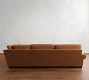 Turner Roll Arm Leather Return Bumper Sectional (109&quot;&ndash;127&quot;)