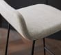 Zoe Upholstered Metal Stool