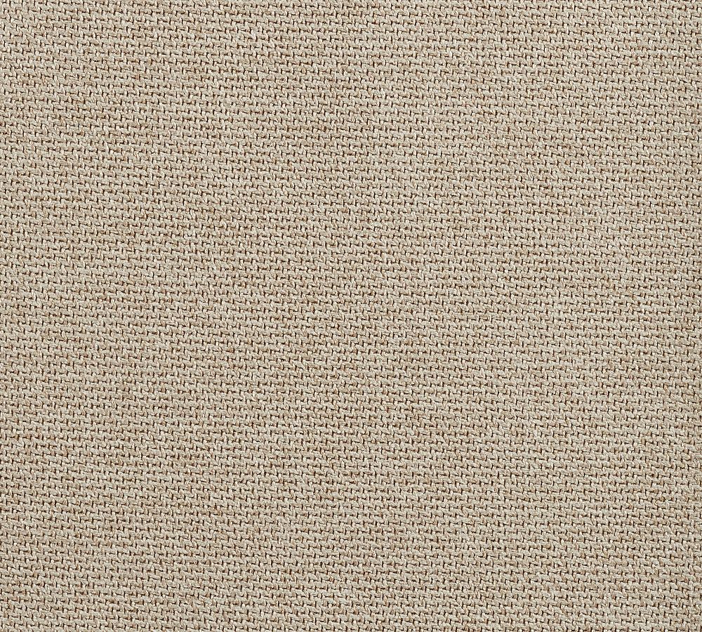 Open Box: Buchanan Modern Square Arm Upholstered Sofa, 84" - Performance Heathered Basketweave Oatmeal, 2 Cushions