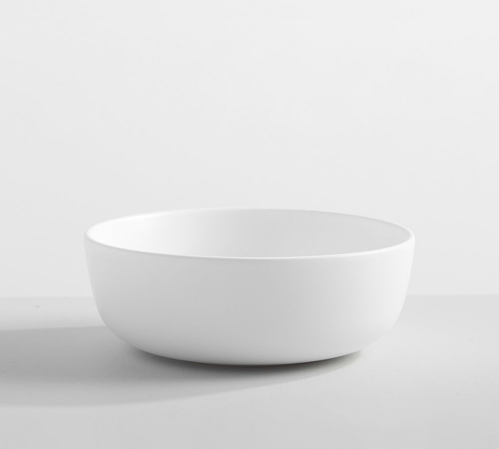 Mason Stoneware Cereal Bowls-- Matte True White