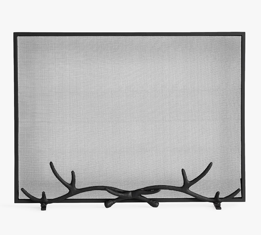 Bronze Antler Fireplace Screen