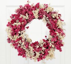 Dried Sweetheart Blossom Wreath
