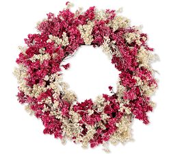 Dried Sweetheart Blossom Wreath